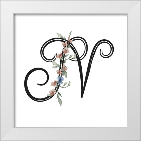 N White Modern Wood Framed Art Print by LightBoxJournal