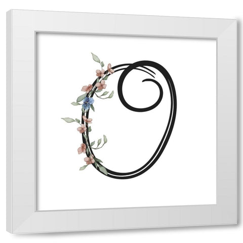 O White Modern Wood Framed Art Print by LightBoxJournal
