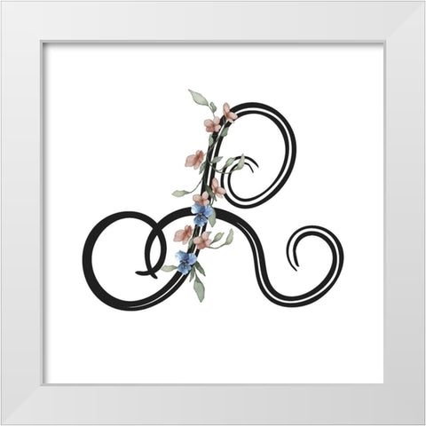 R White Modern Wood Framed Art Print by LightBoxJournal