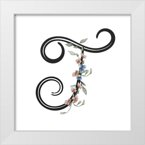 T White Modern Wood Framed Art Print by LightBoxJournal