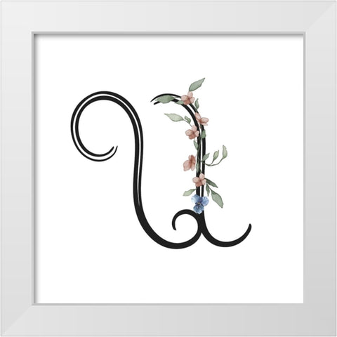 U White Modern Wood Framed Art Print by LightBoxJournal