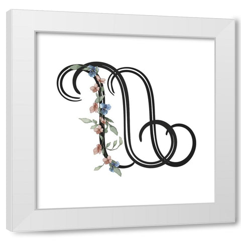 W White Modern Wood Framed Art Print by LightBoxJournal