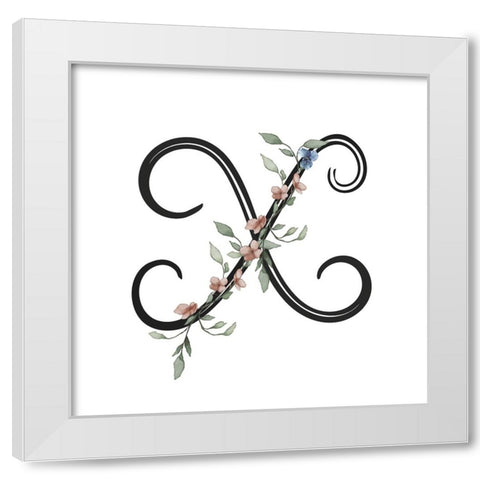 X White Modern Wood Framed Art Print by LightBoxJournal