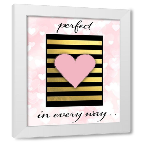 Love you 03 White Modern Wood Framed Art Print by LightBoxJournal