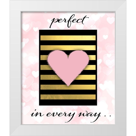 Love you 03 White Modern Wood Framed Art Print by LightBoxJournal