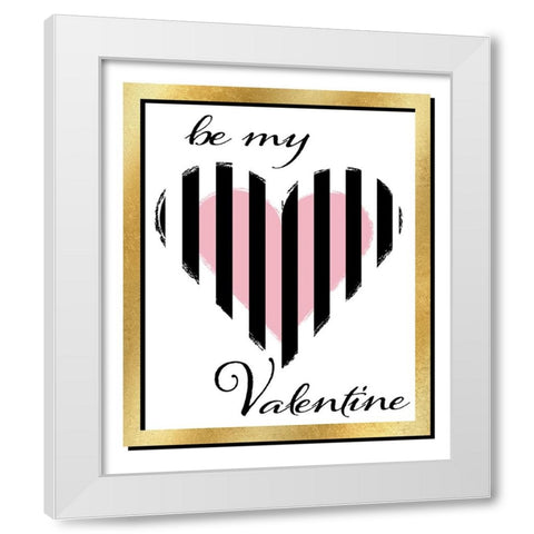 Love you 04 White Modern Wood Framed Art Print by LightBoxJournal