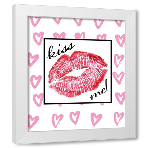 Love you 05 White Modern Wood Framed Art Print by LightBoxJournal