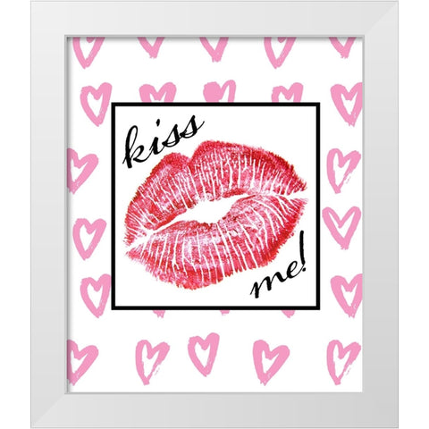 Love you 05 White Modern Wood Framed Art Print by LightBoxJournal