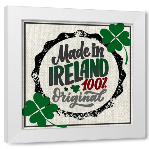 St. Patricks Day 1A White Modern Wood Framed Art Print by LightBoxJournal