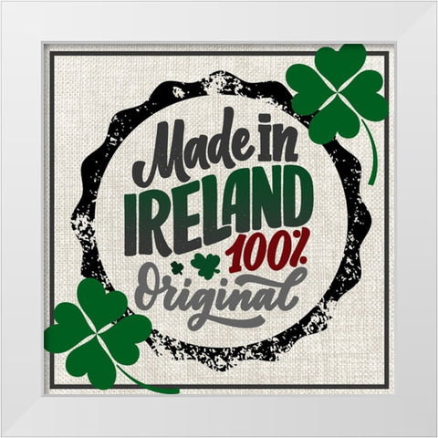 St. Patricks Day 1A White Modern Wood Framed Art Print by LightBoxJournal