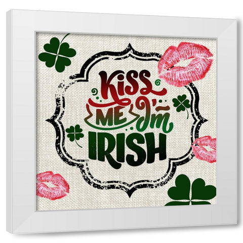 St. Patricks Day 3A White Modern Wood Framed Art Print by LightBoxJournal