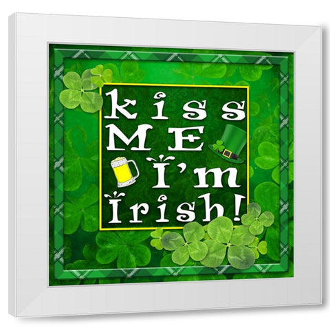St. Patricks Day_07 White Modern Wood Framed Art Print by LightBoxJournal