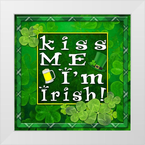 St. Patricks Day_07 White Modern Wood Framed Art Print by LightBoxJournal