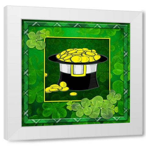 St. Patricks Day_08 White Modern Wood Framed Art Print by LightBoxJournal