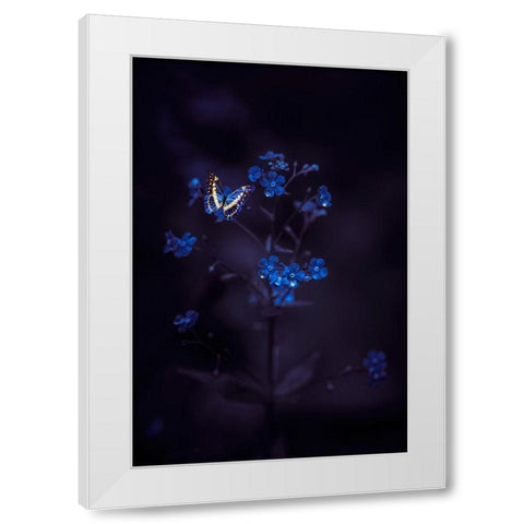 Nightmare Wonders White Modern Wood Framed Art Print by Love Grams