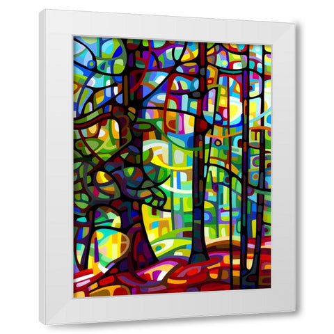 After the Rain White Modern Wood Framed Art Print by Budan, Mandy