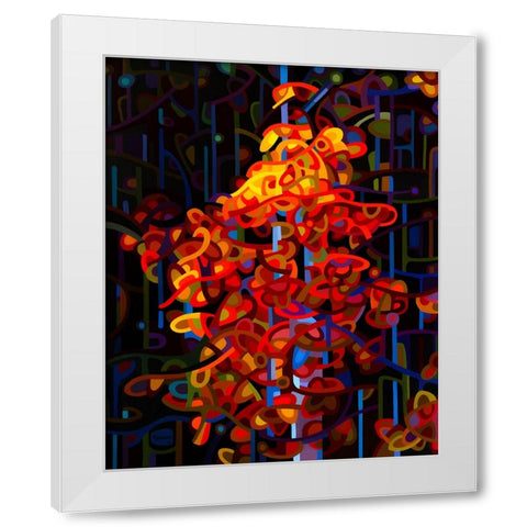 The Beacon White Modern Wood Framed Art Print by Budan, Mandy