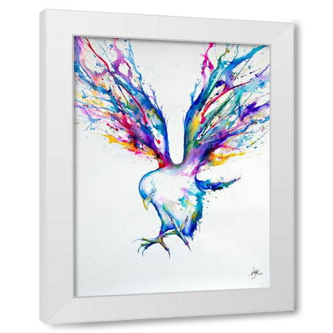 Achilles White Modern Wood Framed Art Print by Allante, Marc
