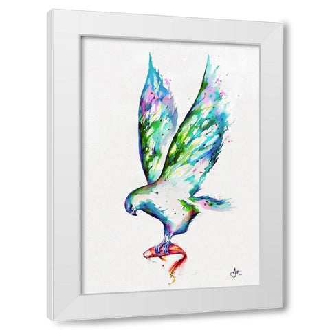 Midas White Modern Wood Framed Art Print by Allante, Marc