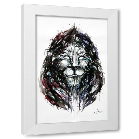 Ozymandius White Modern Wood Framed Art Print by Allante, Marc