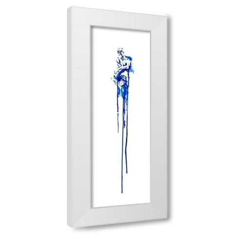This One Fleeting Thought White Modern Wood Framed Art Print by Allante, Marc