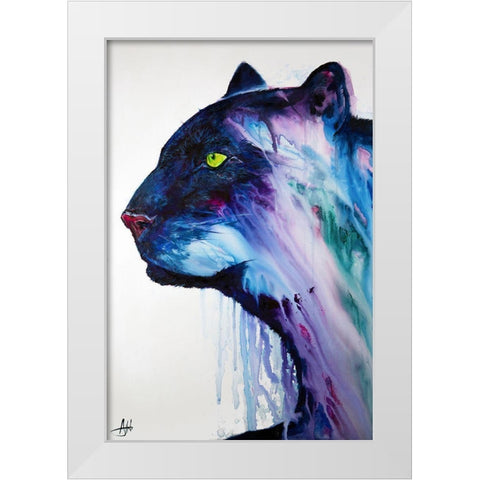 Orpheus White Modern Wood Framed Art Print by Allante, Marc