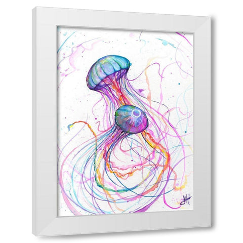 You So Jelly White Modern Wood Framed Art Print by Allante, Marc