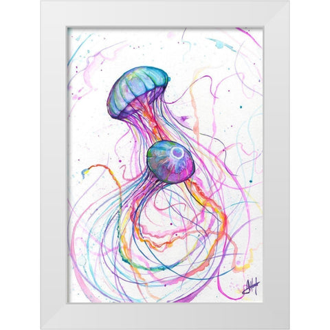 You So Jelly White Modern Wood Framed Art Print by Allante, Marc