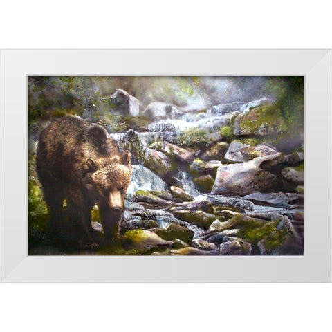 000_0002 White Modern Wood Framed Art Print by Murray Henderson Fine Art