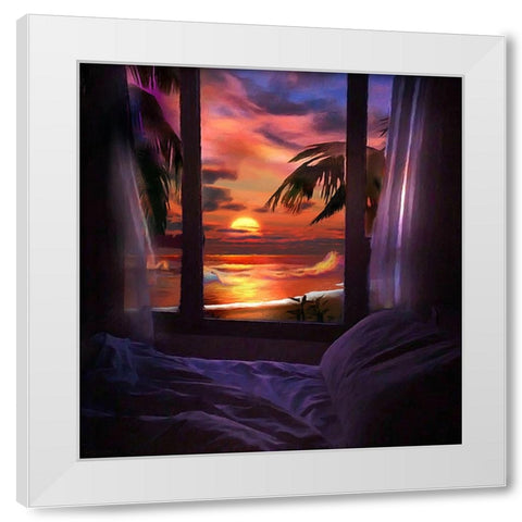 The Dream Print White Modern Wood Framed Art Print by Murray Henderson Fine Art