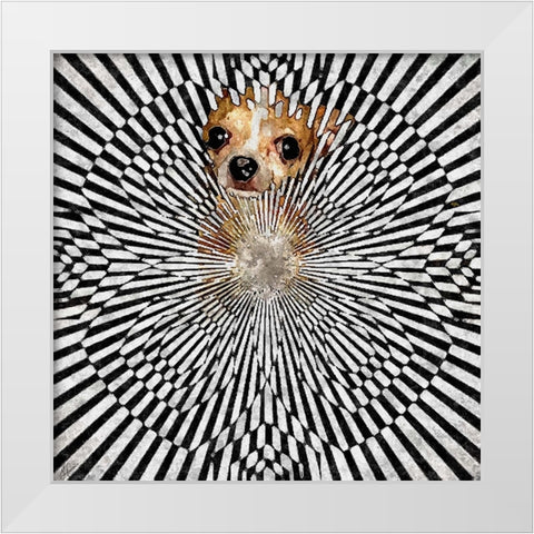 Chiwhat The White Modern Wood Framed Art Print by Murray Henderson Fine Art