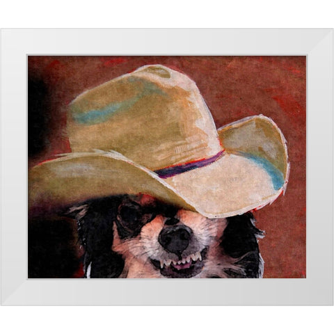 What Chawawa Lookin At White Modern Wood Framed Art Print by Murray Henderson Fine Art