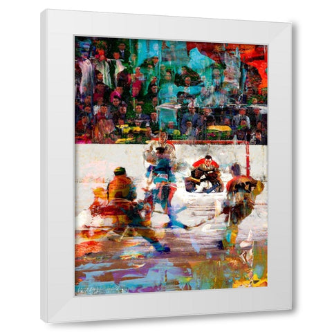 Jouque 2 White Modern Wood Framed Art Print by Murray Henderson Fine Art