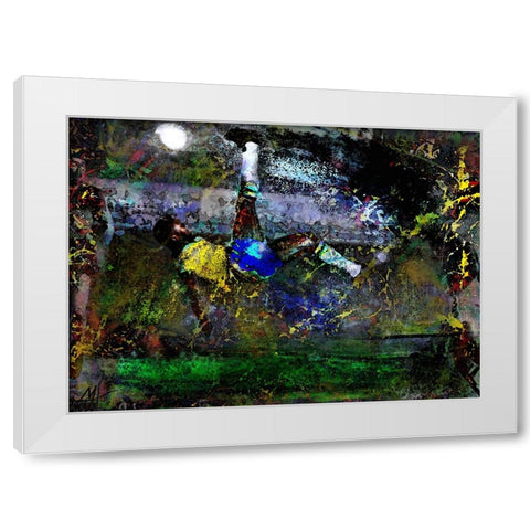 Pele White Modern Wood Framed Art Print by Murray Henderson Fine Art