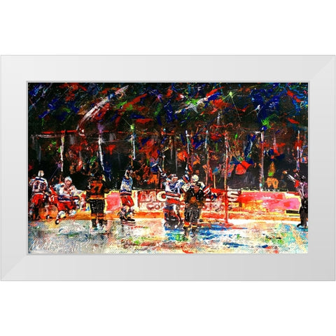 Ranger Win White Modern Wood Framed Art Print by Murray Henderson Fine Art