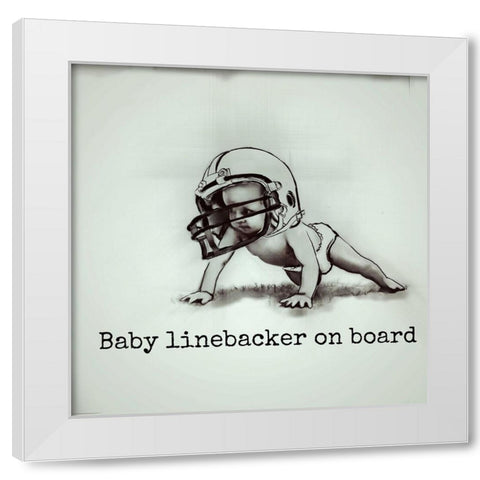 L White Modern Wood Framed Art Print by Murray Henderson Fine Art