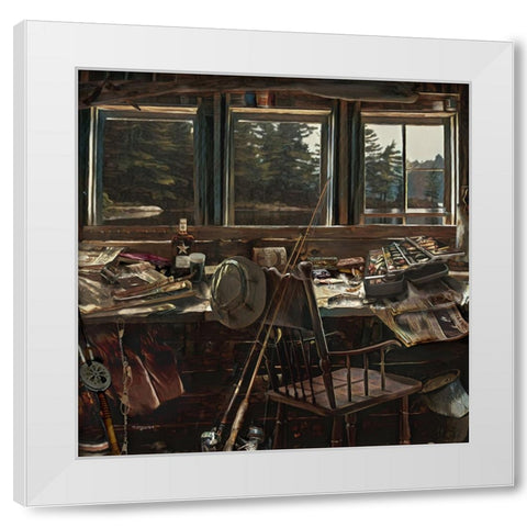 IMG_6546 White Modern Wood Framed Art Print by Murray Henderson Fine Art