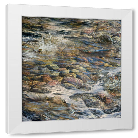 Untitled_Artwork (4) White Modern Wood Framed Art Print by Murray Henderson Fine Art