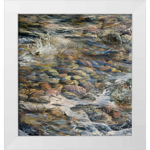 Untitled_Artwork (4) White Modern Wood Framed Art Print by Murray Henderson Fine Art