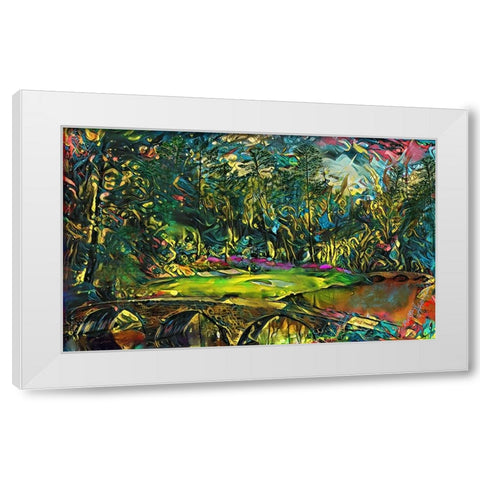 Untitled_Artwork (9) White Modern Wood Framed Art Print by Murray Henderson Fine Art