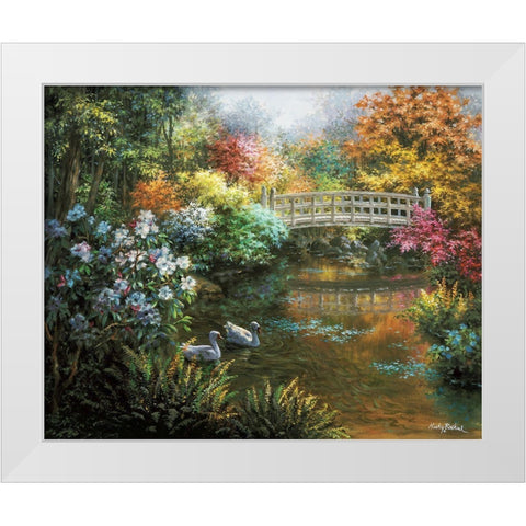 Treasury Of Splendor White Modern Wood Framed Art Print by Boehme, Nicky