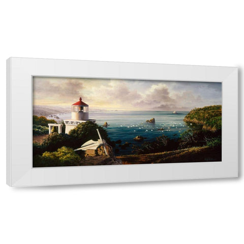The Cove Guardian White Modern Wood Framed Art Print by Boehme, Nicky
