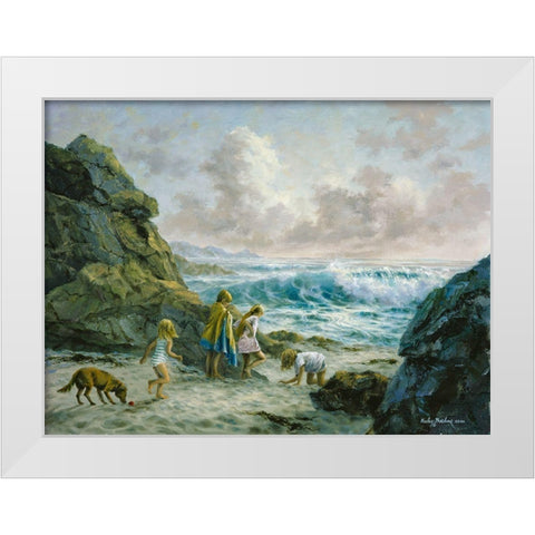 Once Upon A Time White Modern Wood Framed Art Print by Boehme, Nicky