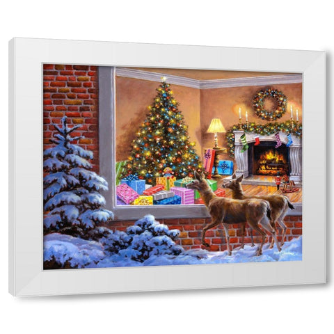 You Better Be Good White Modern Wood Framed Art Print by Boehme, Nicky