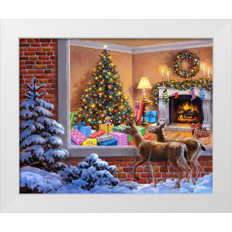 You Better Be Good White Modern Wood Framed Art Print by Boehme, Nicky