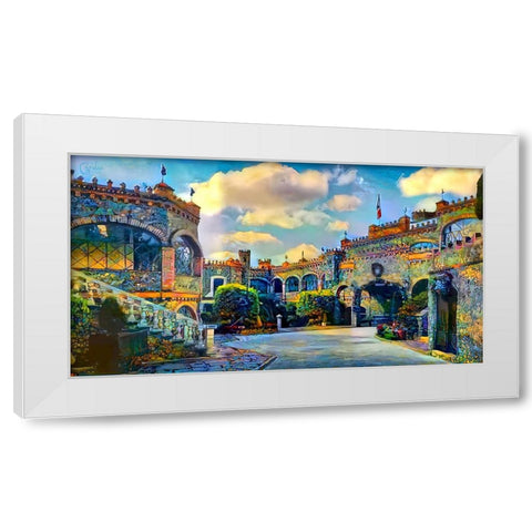 Guanajuato Mexico Castillo de Santa Cecilia interior White Modern Wood Framed Art Print by Gavidia, Pedro