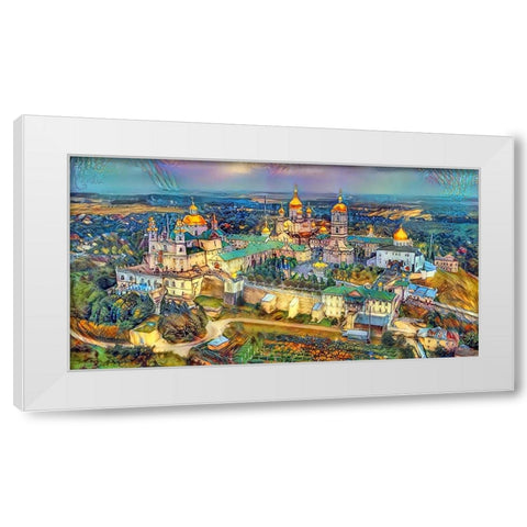 Kyiv Ukraine Kyiv Pechersk Lavra Monastery of the Caves White Modern Wood Framed Art Print by Gavidia, Pedro
