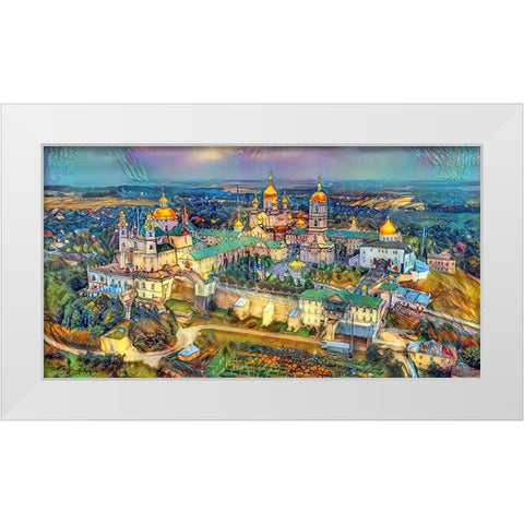 Kyiv Ukraine Kyiv Pechersk Lavra Monastery of the Caves White Modern Wood Framed Art Print by Gavidia, Pedro