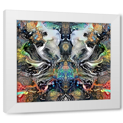 Legacy Plume White Modern Wood Framed Art Print by Gavidia, Pedro