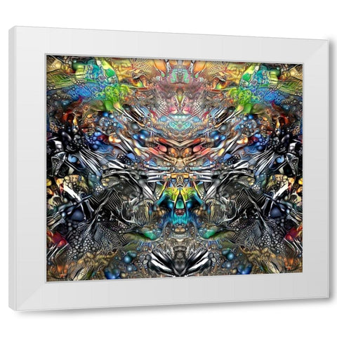 Resurrection White Modern Wood Framed Art Print by Gavidia, Pedro